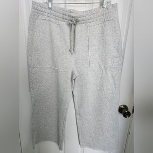 PINK Cropped Wide Leg Sweats